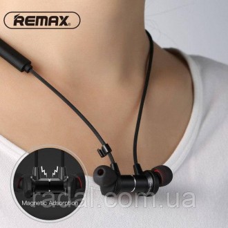 Навушники вакуумні безпровідні з мікрофоном Bluetooth Remax RB-S7 Sporty, чорні. . фото 4
