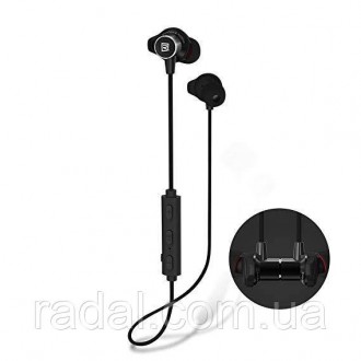 Навушники вакуумні безпровідні з мікрофоном Bluetooth Remax RB-S7 Sporty, чорні. . фото 2