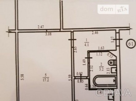 Продаем 2-х комн.квартиру на Алмазном (район 28 школы), рядом школа, большой шко. . фото 1