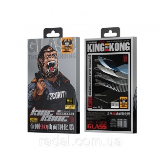 Захисне скло WK WTP-065 KINGKONG 9D Lite Screen Protector Matte IP14 Pro Max 6.7. . фото 3