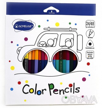 Набор цветных карандашей Acmeliae превосходное сочетание цены и качества
Двухсто. . фото 1