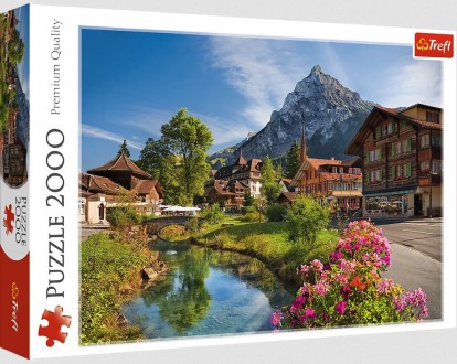 
Пазл 2000 деталей с видом на Альпы летом. После растановки будет создана картин. . фото 2