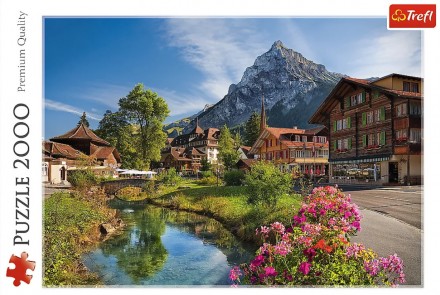 
Пазл 2000 деталей с видом на Альпы летом. После растановки будет создана картин. . фото 3