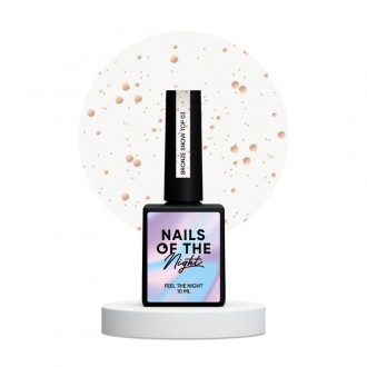 
NAILSOFTHENIGHT Snow Top – финишное покрытие с металлическими шестигранниками р. . фото 2