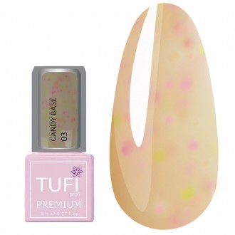 База TUFI profi PREMIUM Candy Base - это база пастельных оттенков с разноцветным. . фото 2