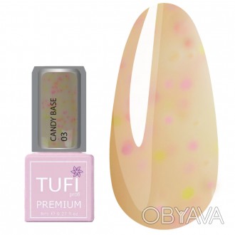 База TUFI profi PREMIUM Candy Base - это база пастельных оттенков с разноцветным. . фото 1