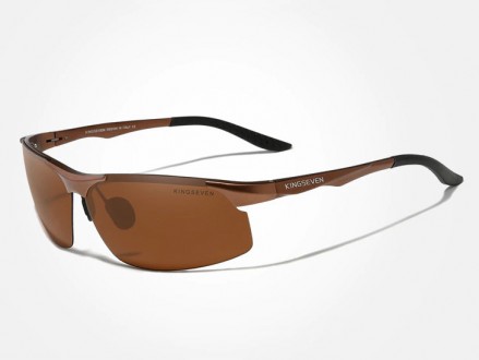 Оригінальні, поляризаційні, сонцезахисні окуляри KINGSEVEN N9126 мають стильний . . фото 4