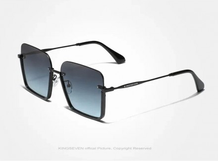 Оригінальні сонцезахисні окуляри KINGSEVEN N808 мають сучасний, стильний дизайн.. . фото 4