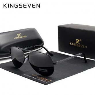 Оригінальні, поляризаційні, сонцезахисні окуляри KINGSEVEN NK7840 для чоловіків . . фото 2