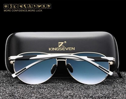 Оригінальні, поляризаційні, сонцезахисні окуляри KINGSEVEN для чоловіків мають н. . фото 6