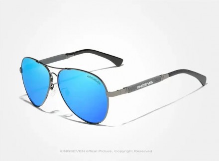 Оригінальні, поляризаційні, сонцезахисні окуляри KINGSEVEN N7730 для чоловіків і. . фото 4
