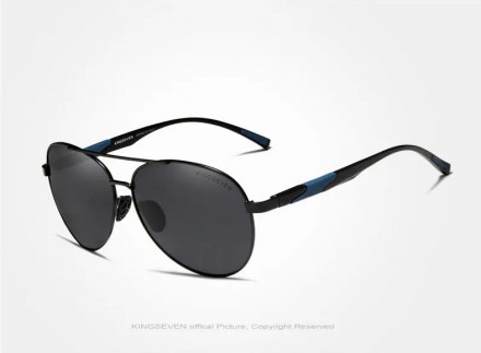 Оригінальні, поляризаційні, сонцезахисні окуляри KINGSEVEN для чоловіків мають н. . фото 4