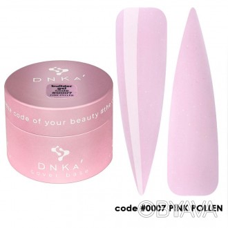 Гель для наращивания DNKa’ Builder Gel #0007 Pink Pollen