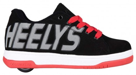 Що тут чорне, біле і червоне? Звичайно, ці HEELYS!
Верх з нубуку; м'який язичок . . фото 9