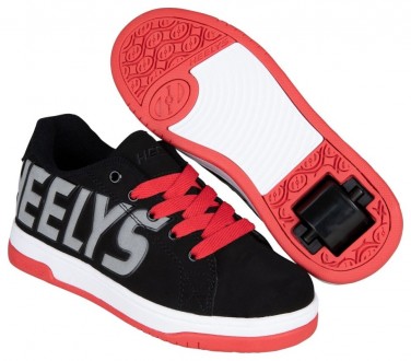 Що тут чорне, біле і червоне? Звичайно, ці HEELYS!
Верх з нубуку; м'який язичок . . фото 8