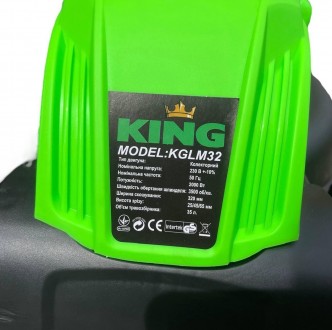Садова газонокосарка KING KGLM32 стане чудовим варіантом для впорядкування зарос. . фото 6