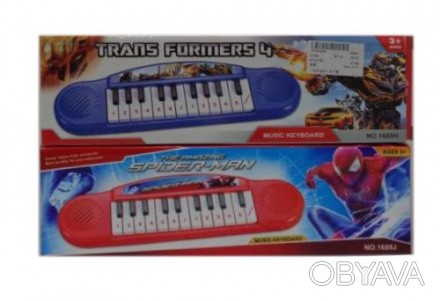 Уценка. (мелкие потертости) Орган "Transformers"/"Spiderman"). 22 клавиши, разны. . фото 1