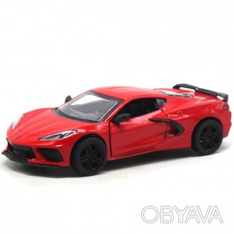 Машинка KINSMART "Chevrolet Corvette 2021". Игрушка металлическая, инерционная, . . фото 1