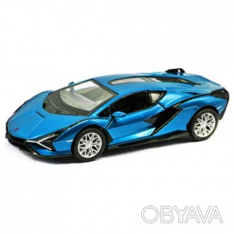 Машинка KINSMART "Lamborghini Sian FKP 37". Игрушка металлическая, инерционная, . . фото 1