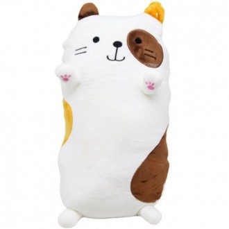 Мягкий игрушка "Кот Батон", 40 см (белый). Бориспіль. фото 1 Мягкий игрушка "Кот Батон", 40 см (белый). Бориспіль. фото 1