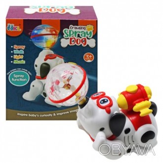 Уценка. Музыкальная игрушка "Собачка с мячиком", с паром В работе поворачиваєтся