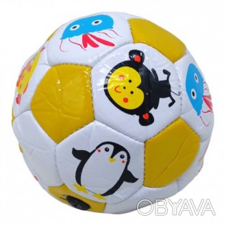 Футбольный мяч. Размер №2. Качественный и надежный мяч, выполненный из PU (полиу. . фото 1