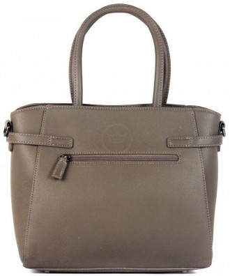 
 Описание Классическая женская сумка из плотной экокожи в красивом коричневом ц. . фото 3