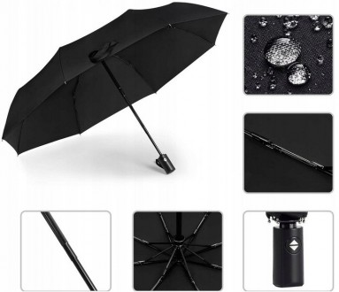 
Чоловіча парасолька автомат Malatec чорний 2023053406 Опис товару: Тип: доладни. . фото 9