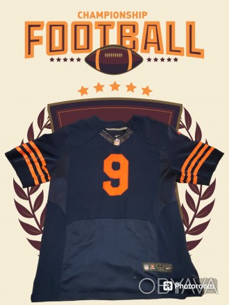 Футболка, jersey Nike NFL Chicago Bears, Robbie Gould, размер L/Xl, длина-80см, . . фото 1