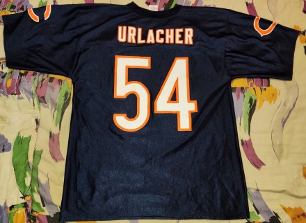 Футболка, jersey NFL Chicago Bears, Brian Urlacher, размер-М, длина-70см, под мы. . фото 5