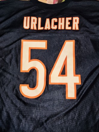 Футболка, jersey NFL Chicago Bears, Brian Urlacher, размер-М, длина-70см, под мы. . фото 7
