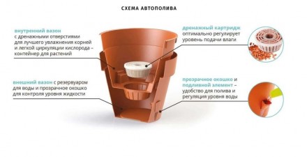 Розумний горщик для кімнатних рослин — це насамперед турбота про розвиток квітки. . фото 4