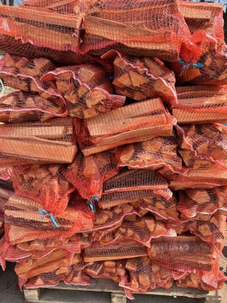 Продаж дров в сітках ( фрукт )Дніпро .В сітка 5 кг , 30-40 см .На мангал та барб. . фото 3