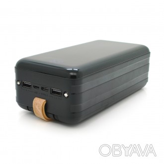 PowerBank Bix-50000mAh, Input:MicroUSB+Type-C, Output:4USB/Type-C/MicroUSB/Light