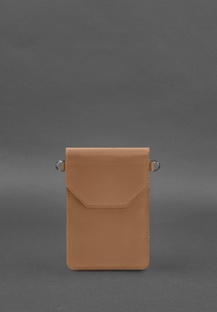 Шкіряна сумка-чохол для телефону maxi – це вишуканий аксесуар, що поєднує в собі. . фото 4