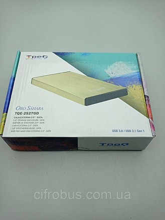 Внешний жесткий диск HDD SSD Б/У Tooq TQE-2527 GD. Киев. фото 1 Внешний жесткий диск HDD SSD Б/У Tooq TQE-2527 GD. Киев. фото 1