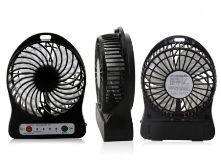 Міні вентилятор fan mini
Міні вентилятор працює від акумулятора 18650 або від US. . фото 3