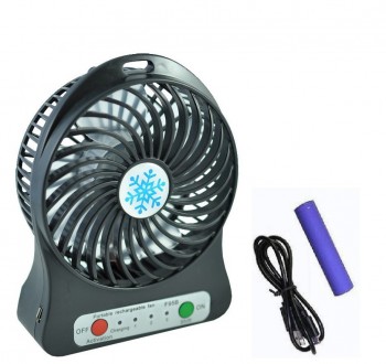 Міні вентилятор fan mini
Міні вентилятор працює від акумулятора 18650 або від US. . фото 2