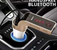 Автомобильный FM трансмиттер модулятор Elegiant Car G7 FM Modulator Bluetooth
 F. . фото 6