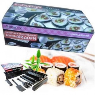 Набор для приготовления суши и роллов Мидори 11 предметов 
С набором для пригото. . фото 2