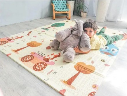 
Детский развивающий двусторонний термо коврик, размер 180х150х1см
Преимущества . . фото 3