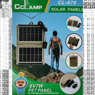 Солнечная панель CL-670 недорогая компактная и легкая фотоэлектрическая солнечна. . фото 4