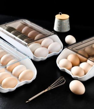 Преимущества:
Организованное хранение яиц.
Защита от повреждений.
Стильный белый. . фото 2