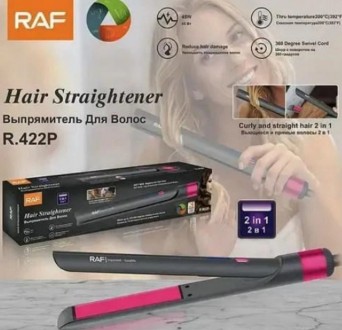 RAF R.422P допоможе вам випрямити волосся за лічені секунди. Завдяки гладкій пов. . фото 3