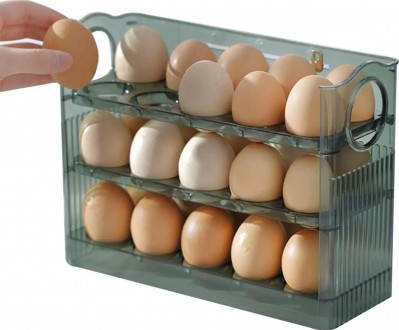 Контейнер для яиц в холодильник - это идеальное решение для организации хранения. . фото 3