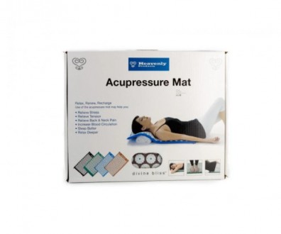 Масажний ортопедичний килимок Acupressure Mat Ортопедический массажный коврик фі. . фото 3