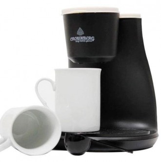 Капельная кофеварка Crownberg CB-1568 кофе-машина - выручит Вас рано утром и сэк. . фото 5