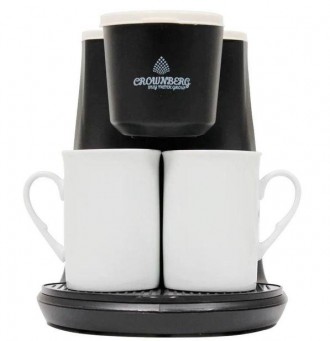 Капельная кофеварка Crownberg CB-1568 кофе-машина - выручит Вас рано утром и сэк. . фото 2