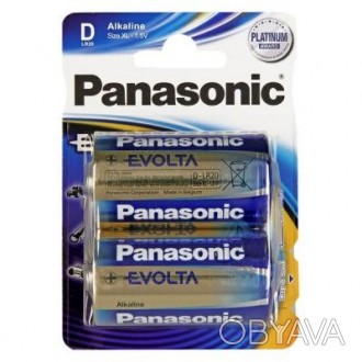 
Батарейка PANASONIC D LR20 Evolta * 2 (LR20EGE/2BP) - номер один по длительност. . фото 1