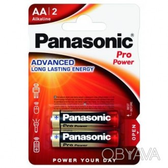 
Батарейка PANASONIC AA PRO POWER * 2 (LR6XEG/2BPR) - высококачественная батарей. . фото 1